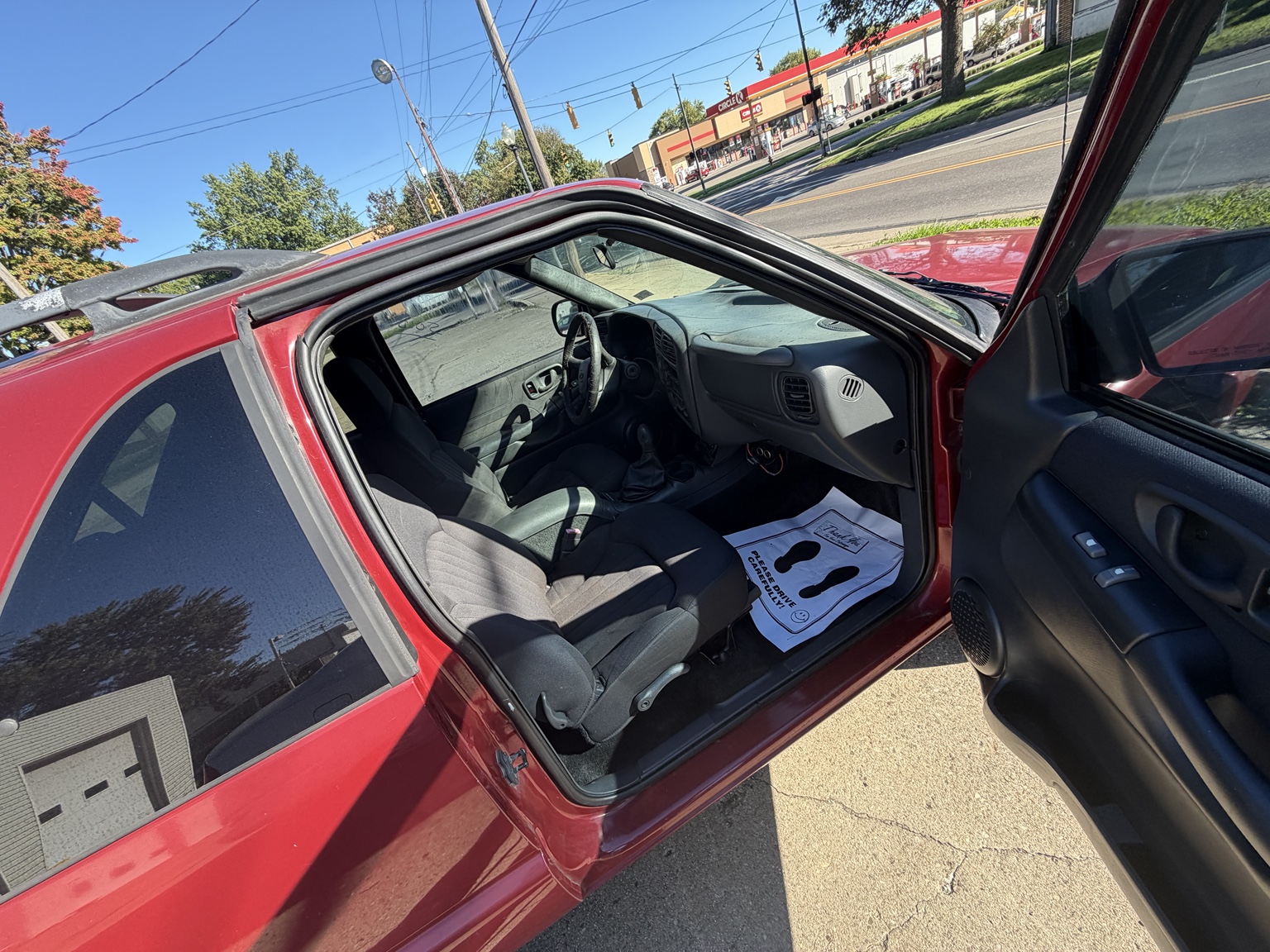 Blazer interior