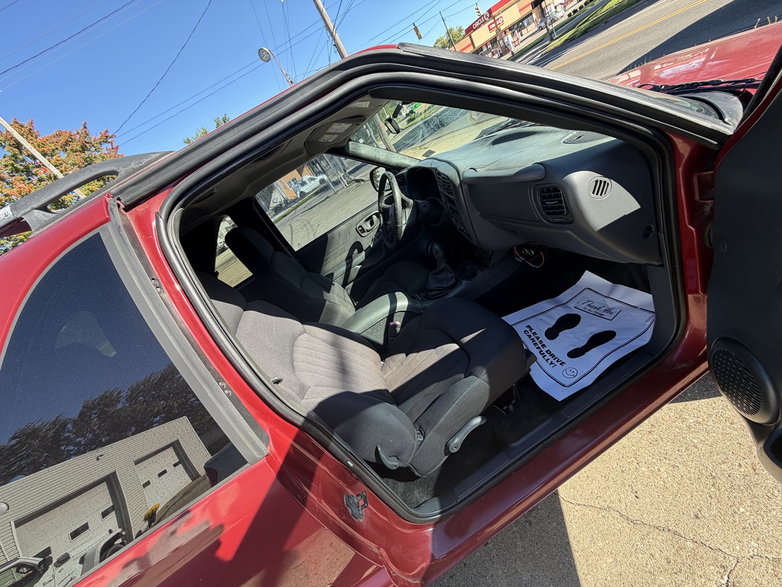 Blazer front seats and dashboard